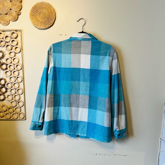 Carol reed size 8 blue button down shirt… - Picture 4 of 5